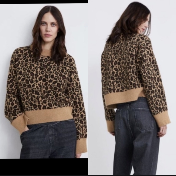 ZAYNA™ - Leopard Sweater